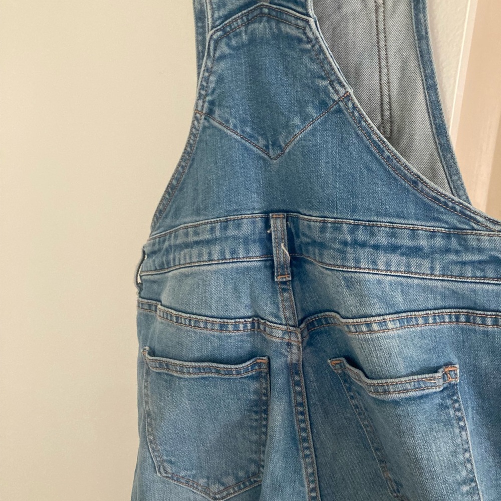Old Navy Blue Denim Overalls - Picture 2 of 4